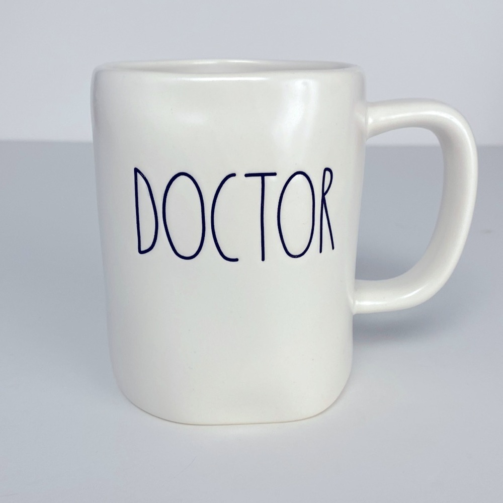 RAE DUNN Artisan Collection DOCTOR Mug White Kitchen Coffee Tea…